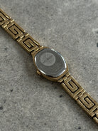 Sekonda 1990s Oval Gold Tone Geometric Quartz Watch - SYLK