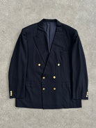 Burberry Pure Wool Bespoke Button Double Breasted Blazer - 46R/XXL - SYLK