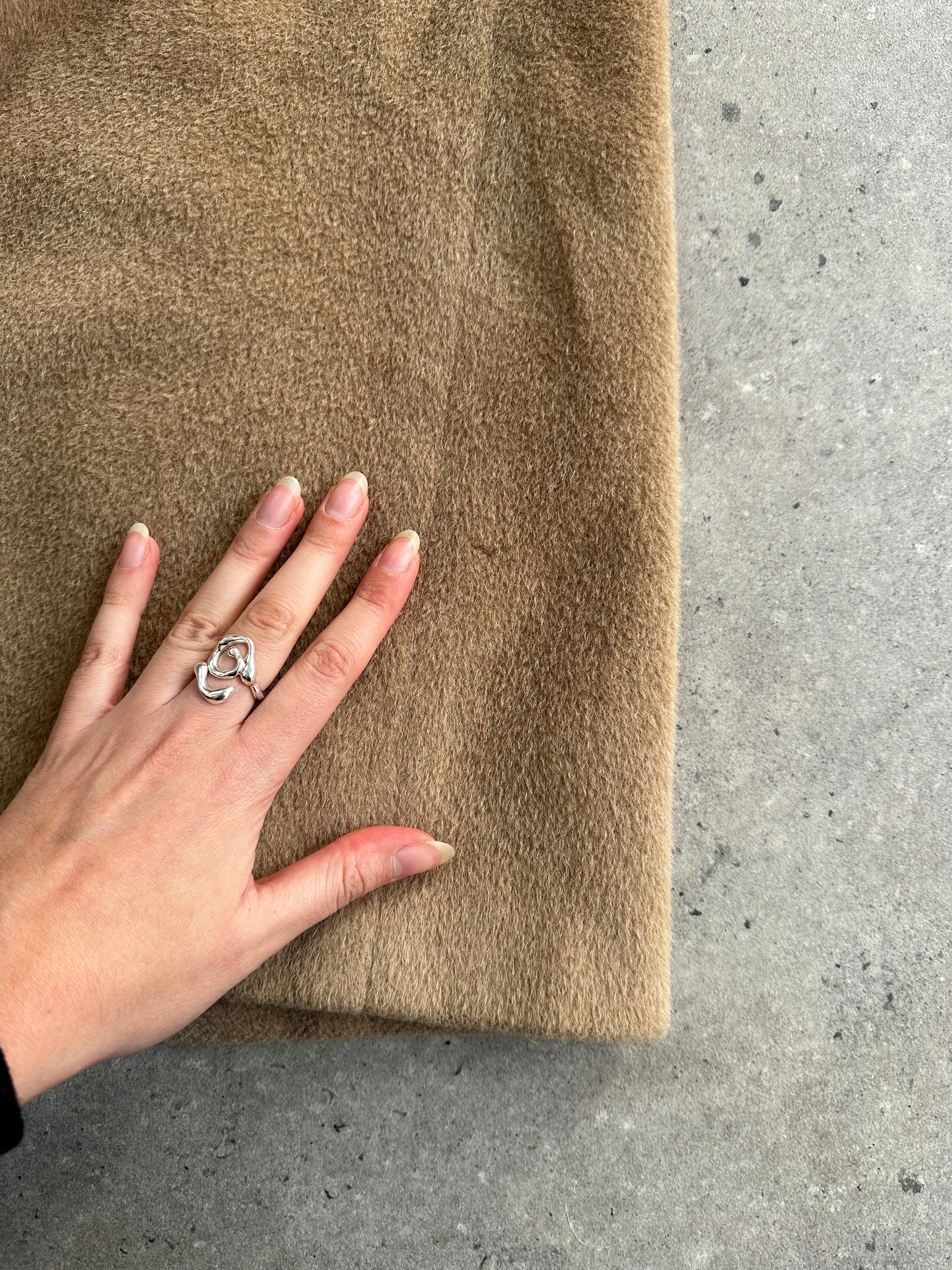 Christian Dior Fuzzy Wool Camel Hair Single Breasted Coat - XL/XXL - SYLK