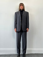 Yves Saint Laurent Wool Single Breasted Suit - 40R/W32 - SYLK