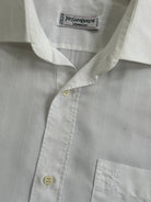 Yves Saint Laurent Chemises 1990s Cotton Logo Shirt - M/L - SYLK