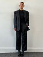 Italian Vintage Brushed Pure Wool Single Breasted Suit - 40S/W30 - SYLK