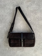 Yves Saint Laurent 00s Rive Gauche Suede Shoulder Bag - SYLK