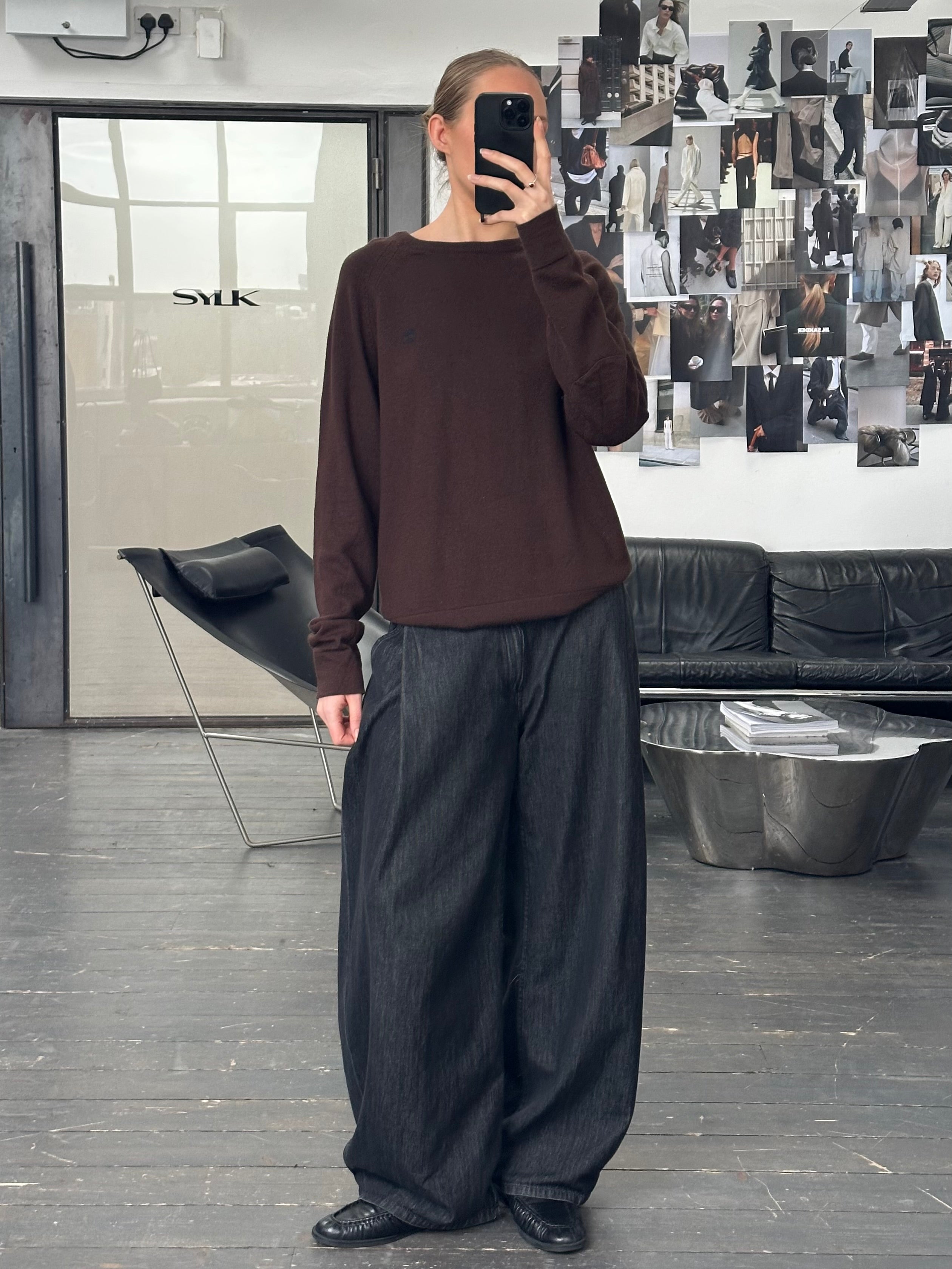 Timberland 2000s Pure Wool Knitted Logo Jumper - M/L - SYLK