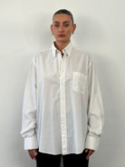 Yves Saint Laurent 90s Cotton Logo Shirt - XL - SYLK