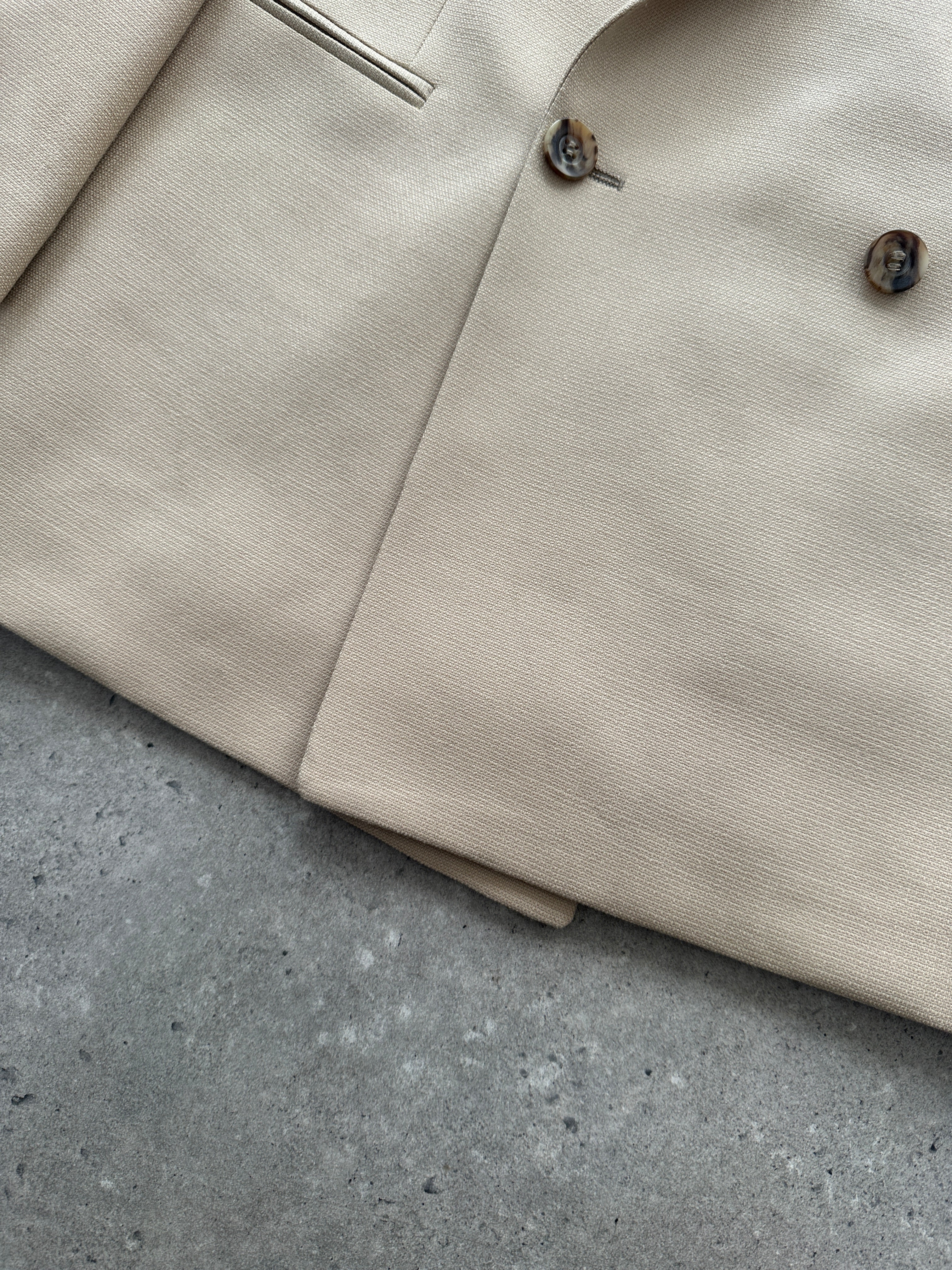 Vintage Wool Double Breasted Blazer - 40R/L - SYLK