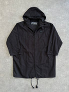 Gianfranco Ferre Crinkle Hooded Parka Coat - XL - SYLK