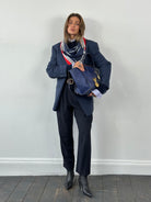 Giorgio Armani 1990s Pure Wool High Waisted Tapered Trousers - W28 - SYLK