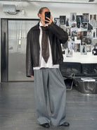 London Fog 1990s Distressed Leather Jacket - L - SYLK