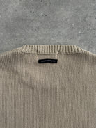 Thomas Burberry 2000s Cotton Knitted Logo Jumper - XS - SYLK