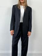 Yves Saint Laurent Pinstripe Pure Wool Single Breasted Suit - 40S/W32 - SYLK