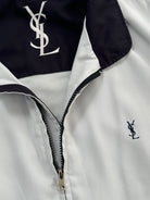 Yves Saint Laurent 1990s Logo Hooded Jacket - XL - SYLK