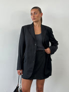 Yves Saint Laurent 90s Pure Wool Single Breasted Blazer - 40R/XL - SYLK