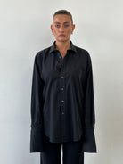 Yves Saint Laurent 00s Cotton Logo Dress Shirt - L/XL - SYLK