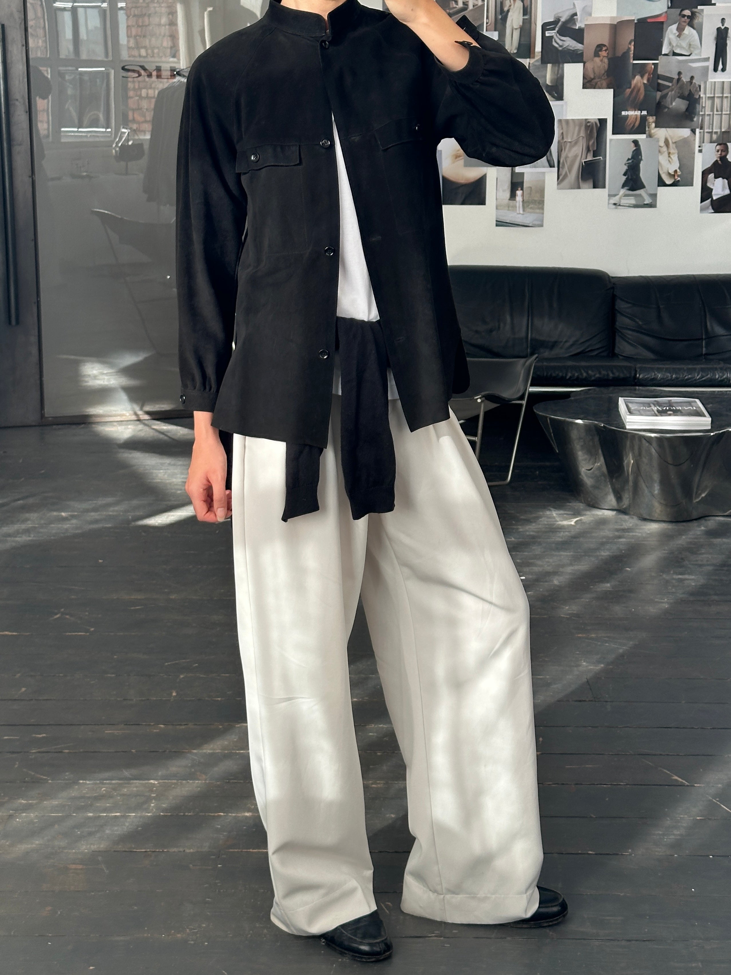 Gianni Versace x Beged-Or 1970s Suede Shirt - S - SYLK