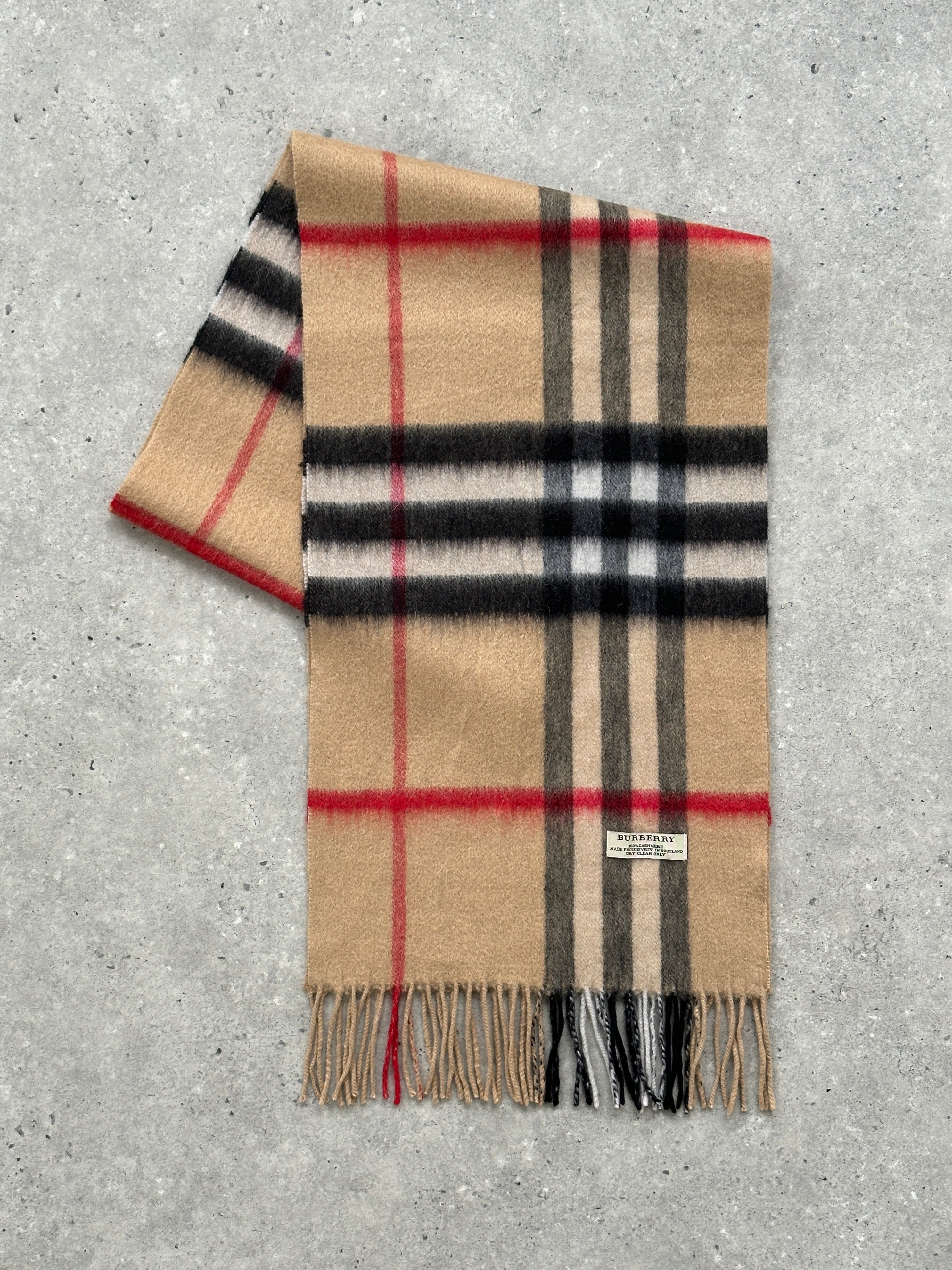Burberry Pure Cashmere Nova Check Scarf - SYLK