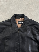 Balmain Smooth Leather Jacket - XL - SYLK