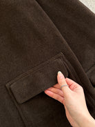 Valentino 80-90s Wool Concealed Placket Coat - XL - SYLK