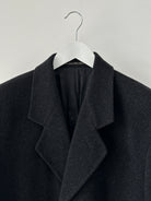 Oscar De La Renta Wool Cashmere Single Breasted Coat - 42R/XL - SYLK