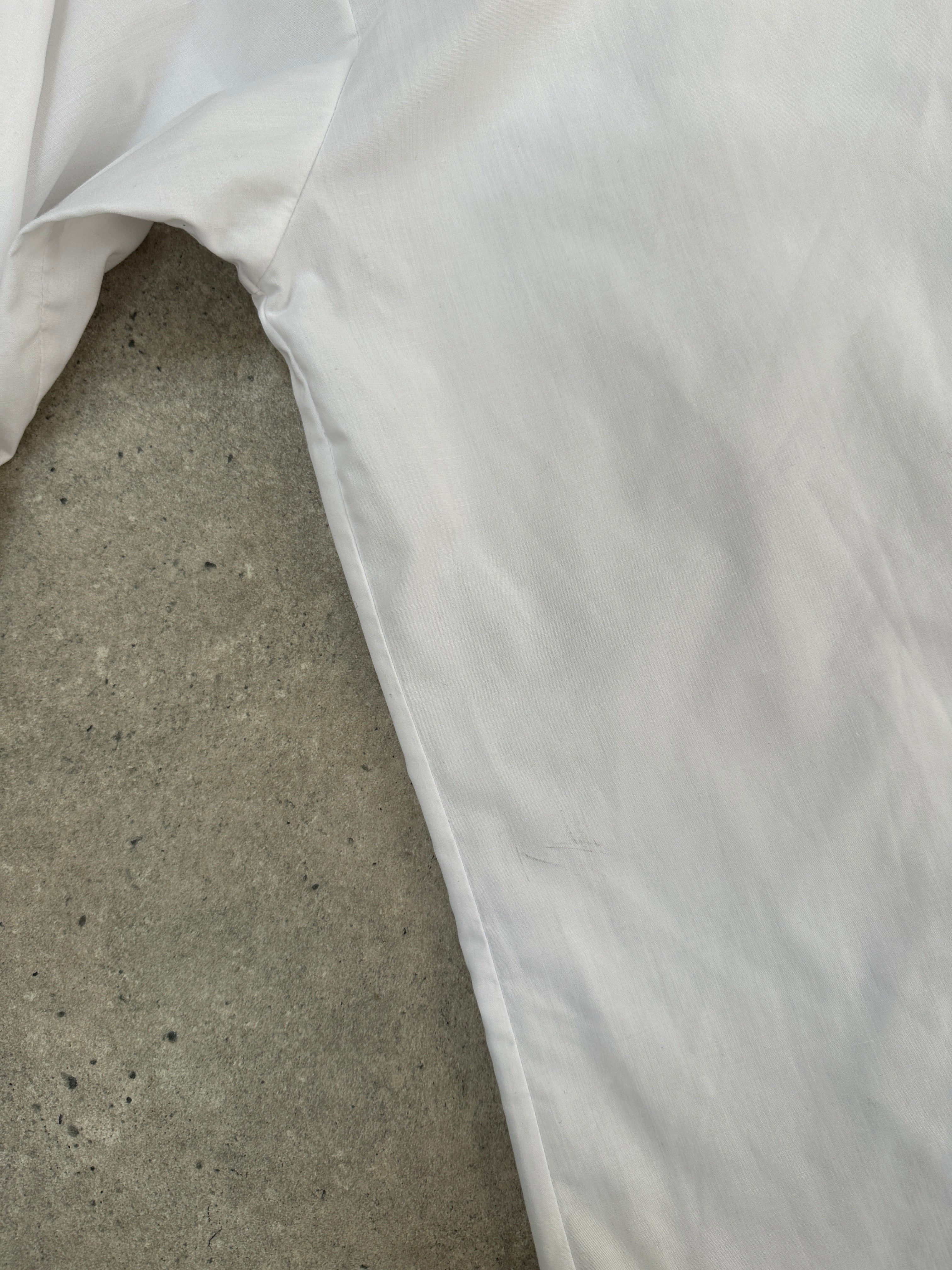 Vintage Cotton Tuxedo Dress Shirt - L - SYLK