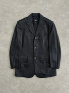 Versace Jeans Couture Bespoke Button Leather Blazer Jacket - XL - SYLK
