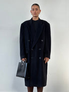 Yves Saint Laurent Wool Alpaca Double Breasted Coat - XL - SYLK