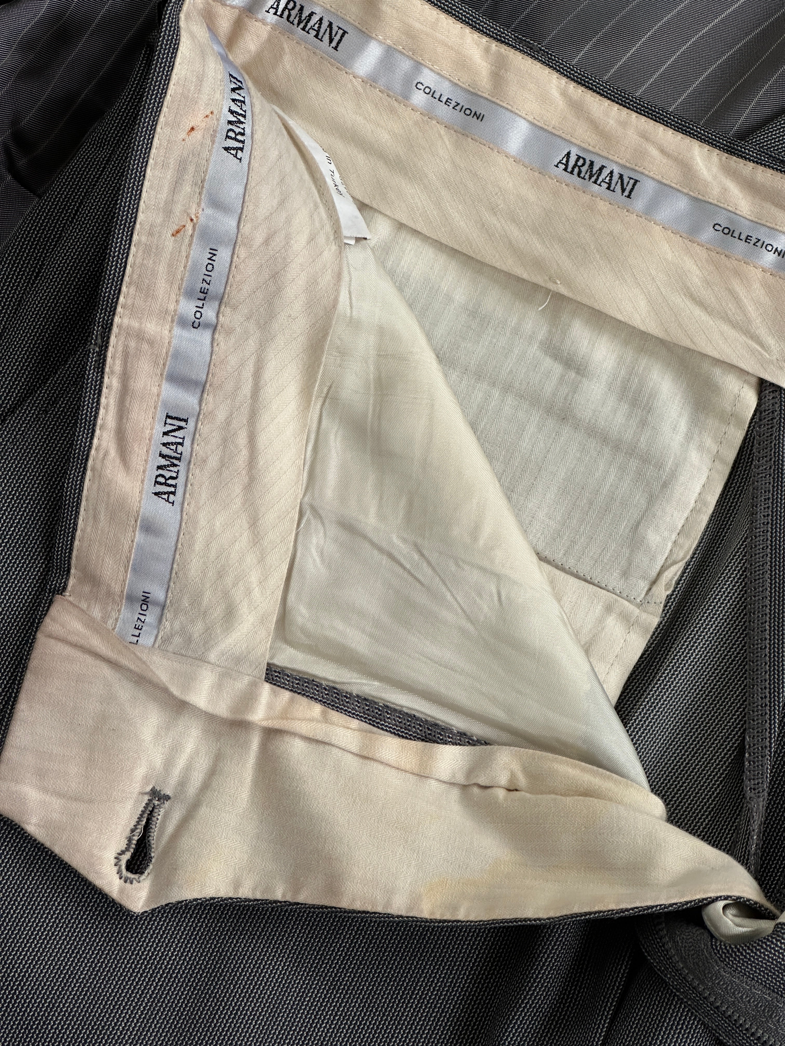 Armani Collezioni Wool Single Breasted Suit - 38R/W30 - SYLK