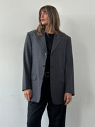 Gianfranco Ferre Virgin Wool Single Breasted Blazer - 40R/L - SYLK
