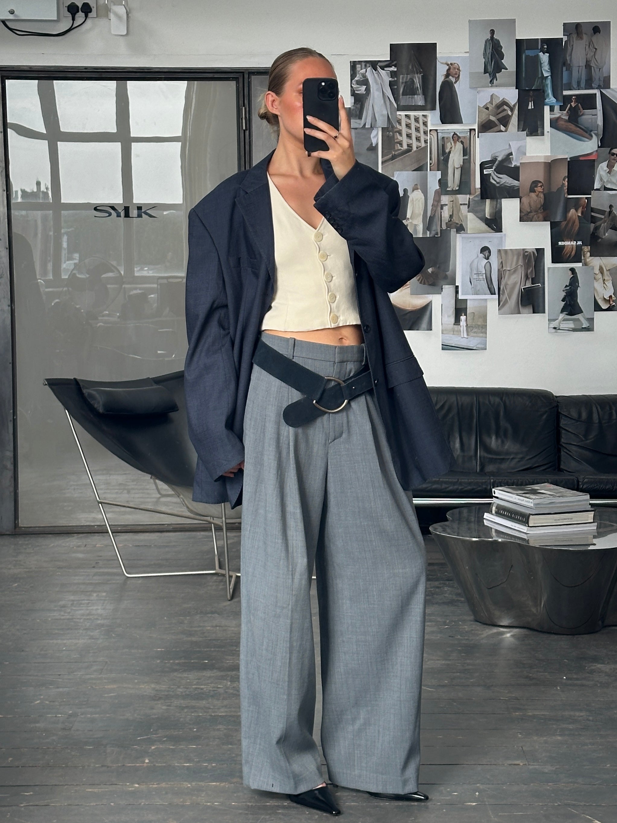 French Vintage 1980s Tailored Waistcoat - M - SYLK