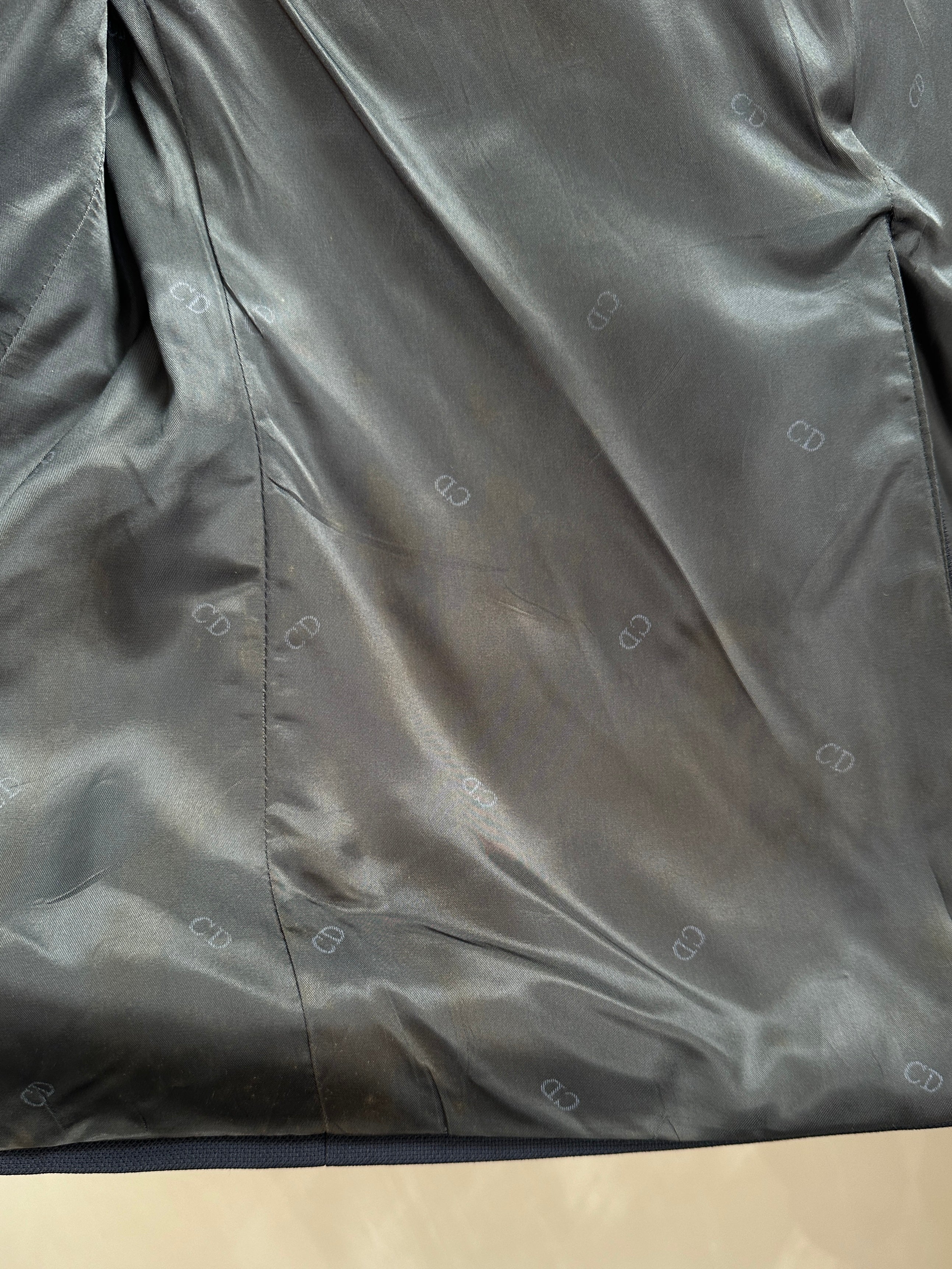 Christian Dior Monsieur 1980s Pure Wool Bespoke Button Blazer - 38R/M - SYLK
