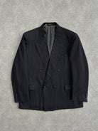Yves Saint Laurent 80s Pure Wool Bespoke Button Blazer - 46R/XL - SYLK