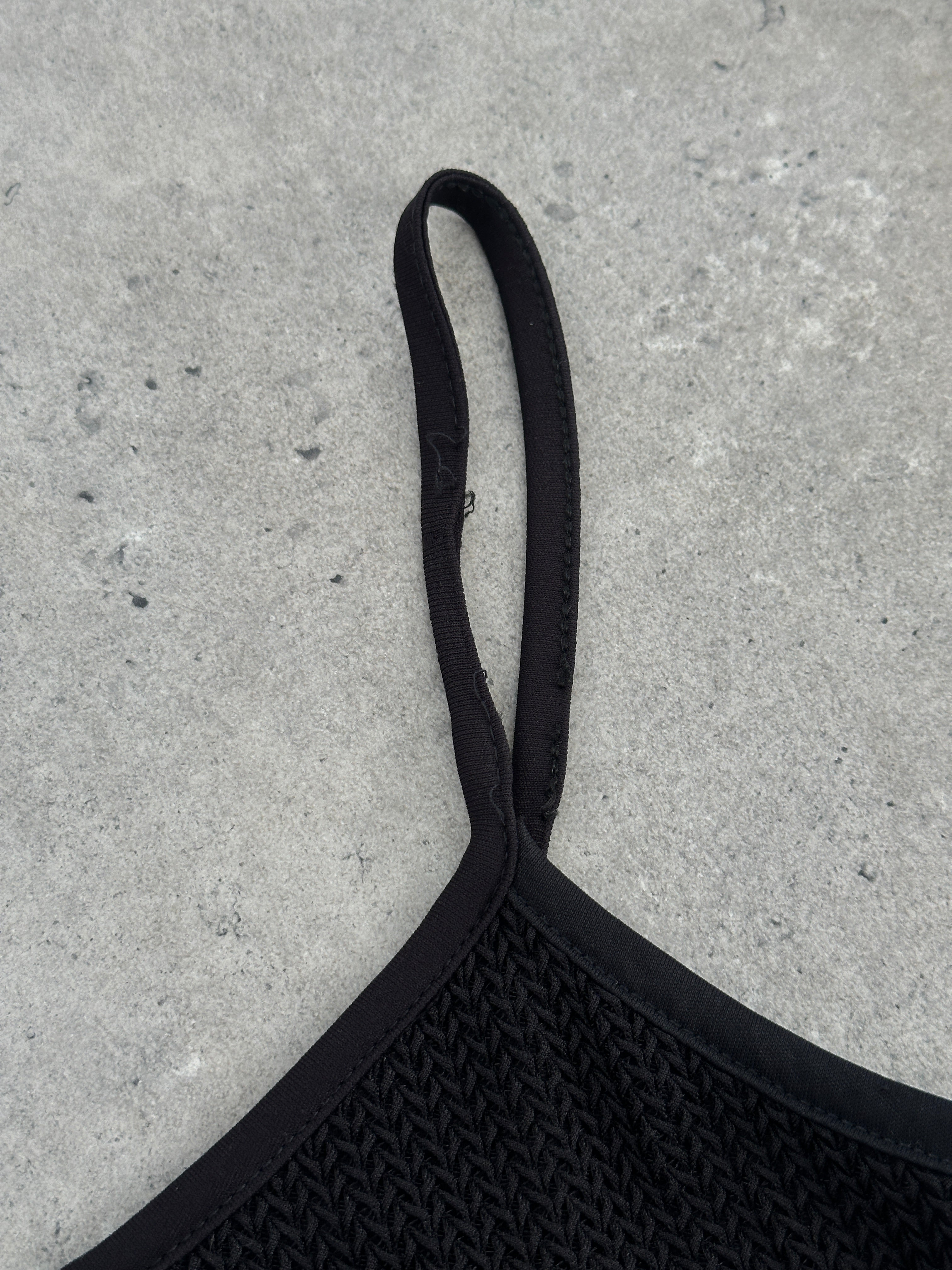 French Vintage Double Layered Mini Slip Dress - S - SYLK