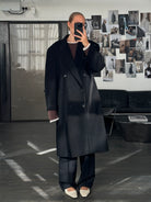 Pierre Cardin 1990s Pure Wool Double Breasted Coat - XXL - SYLK