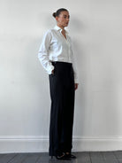 Balmain Pure Wool Tuxedo Tailored Trousers - W30-32 - SYLK
