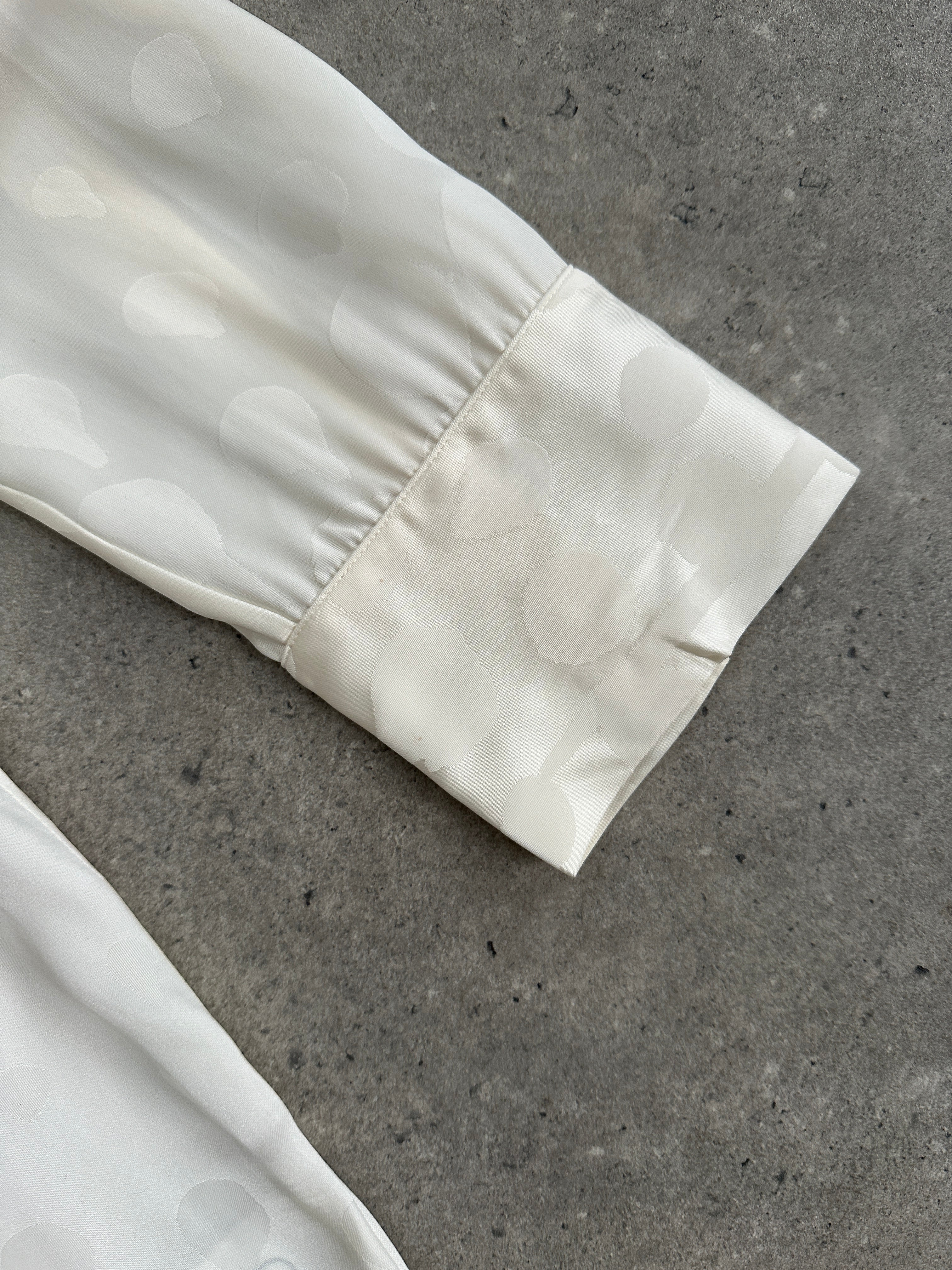 Off-White PATTERN Two Piece Cami & Shirt Dress Set - S/M - SYLK