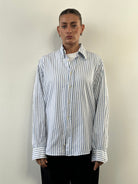 Yves Saint Laurent Stripe Logo Shirt - L/XL - SYLK