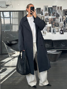 Ralph Lauren 1990s Double Breasted Belted Trench Coat - XXL - SYLK
