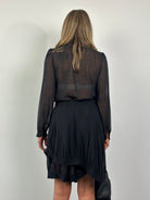 Giorgio Armani Pure Silk Layered Skirt - 28-32W - SYLK