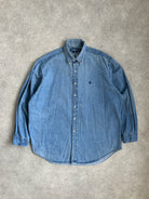Ralph Lauren Denim Logo Shirt - XXL - SYLK