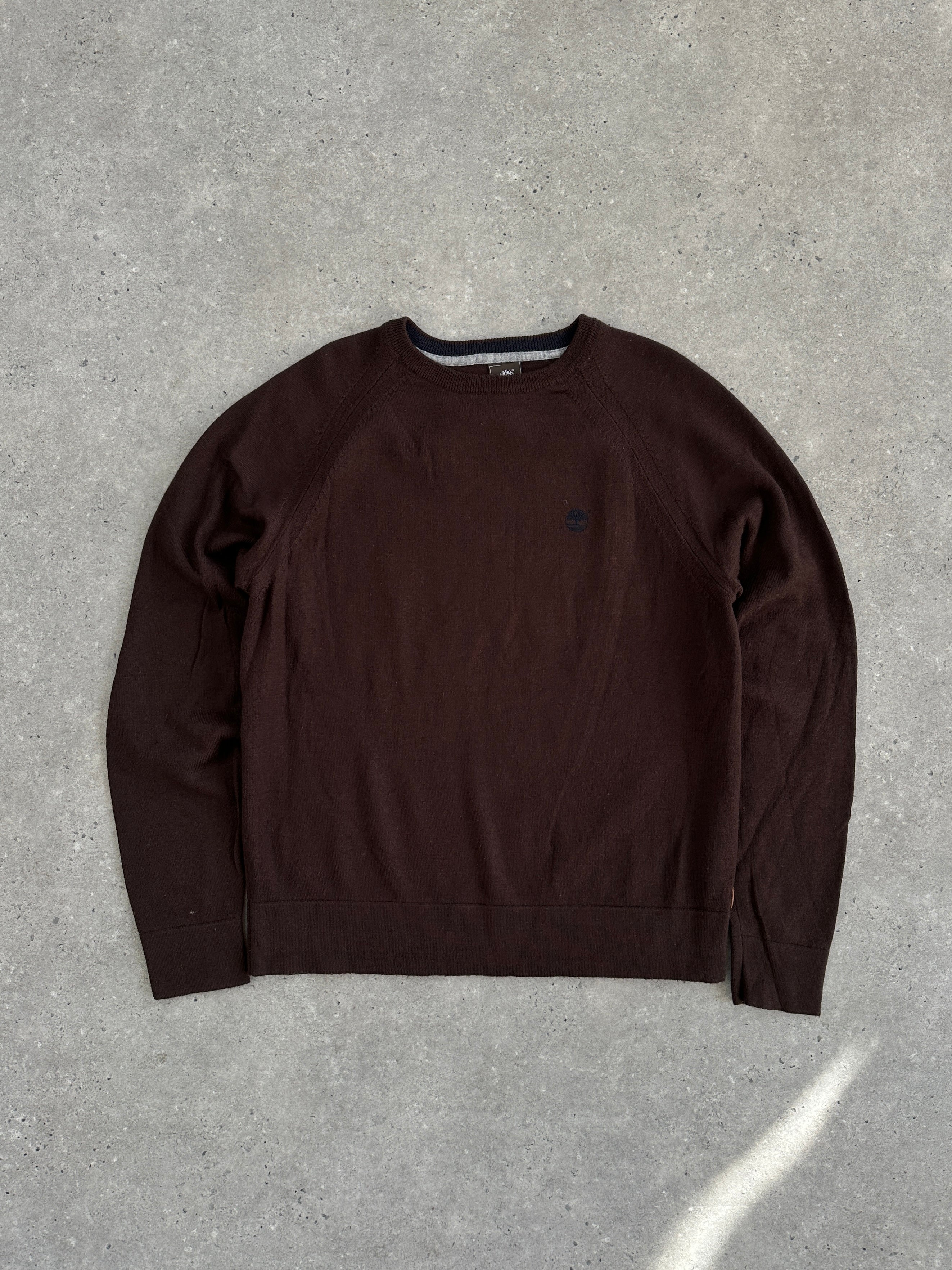 Timberland Pure Wool Knitted Logo Jumper - M/L - SYLK