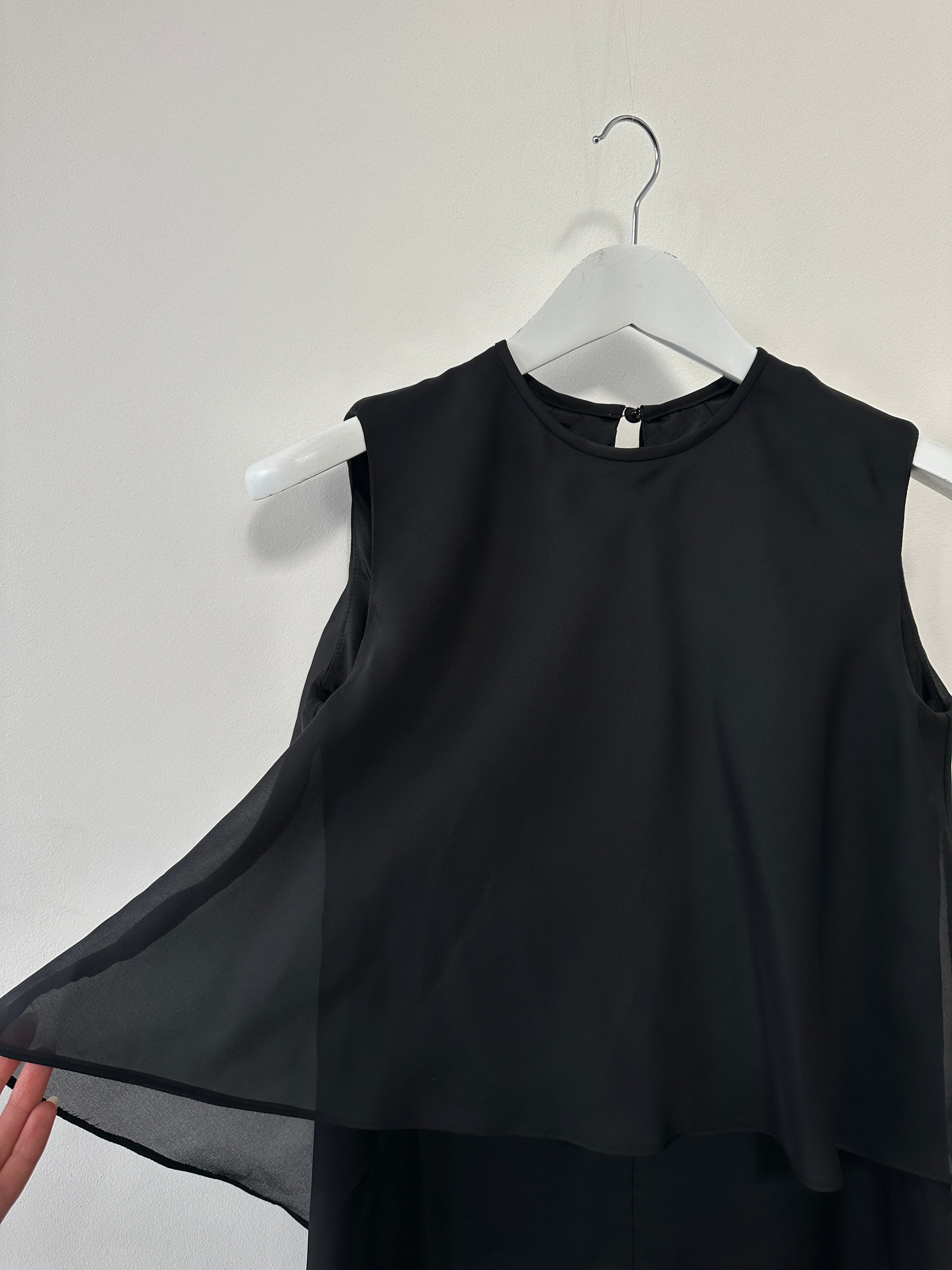 Vintage Double Layered Maxi Dress - S/M - SYLK