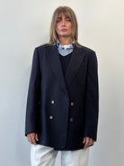 Burberry Wool Bespoke Button Double Breasted Blazer - 44R/XL - SYLK