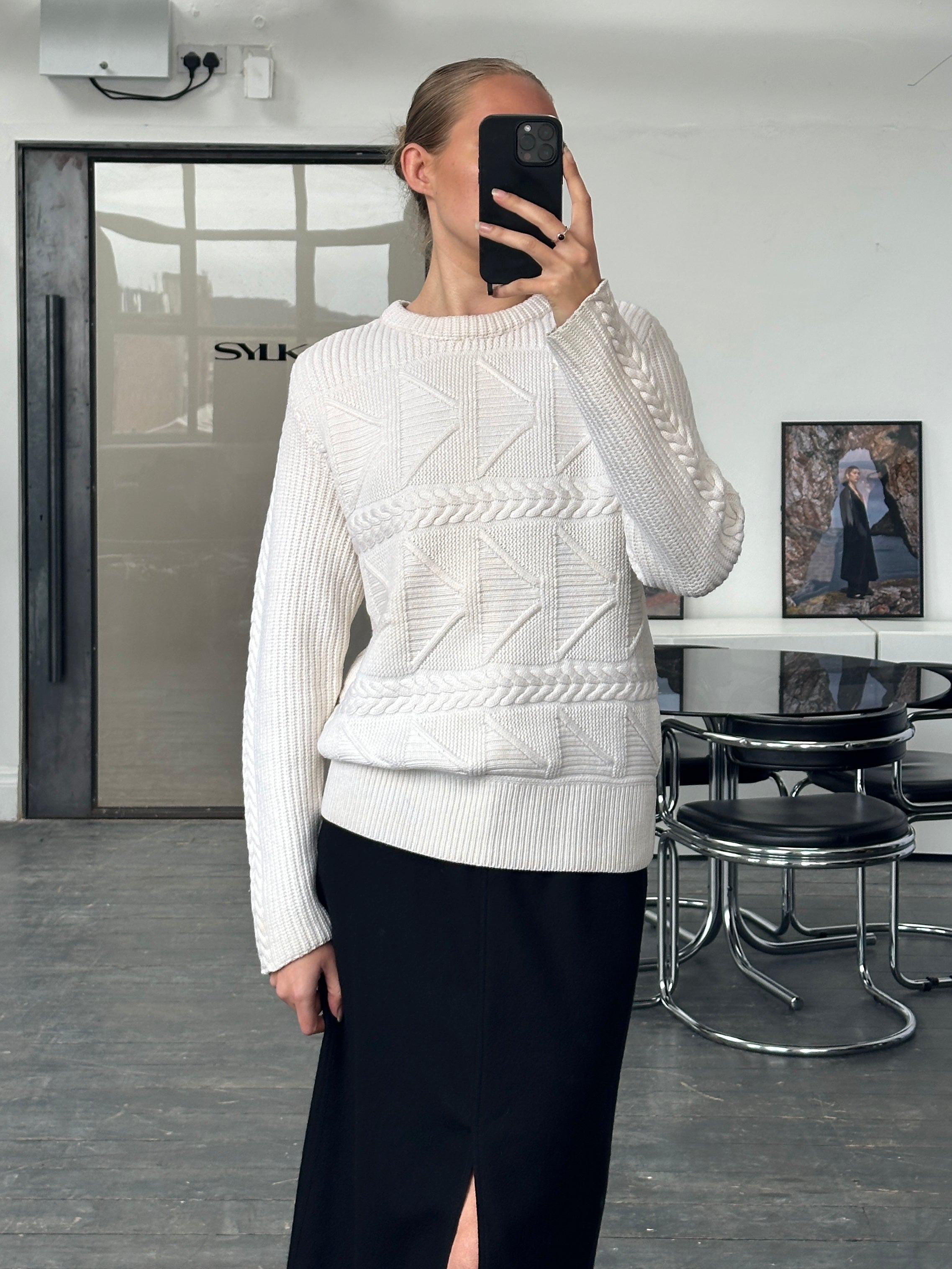 Burberry Prorsum AW13 Pure Wool Chunky Knit Jumper - M - SYLK