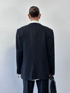 Yves Saint Laurent 80s Pure Wool Double Breasted Blazer - 42R/XL - SYLK