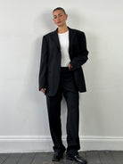 Versace Classic Stripe Pure Wool Single Breasted Suit 44R/W32 - SYLK