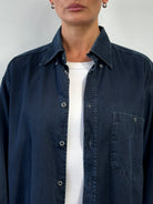 Armani Jeans Denim Logo Shirt - XL - SYLK