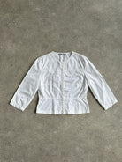 Emporio Armani Pure Cotton Concealed Placket Panelled Shirt - S - SYLK