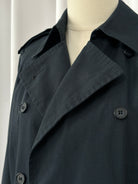 London Fog 1980s Double Breasted Cotton Trench Coat - S - SYLK