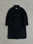 Marella Virgin Wool Cashmere Double Breasted Coat - XL - SYLK