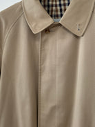 Aquascutum Cotton Concealed Placket Trench Coat - XL - SYLK